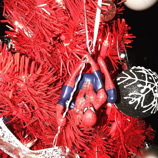 this-year-the-red-christmas-tree-gets-a-new-ornament.-spidey-spiderman-marvel-christmas-red
